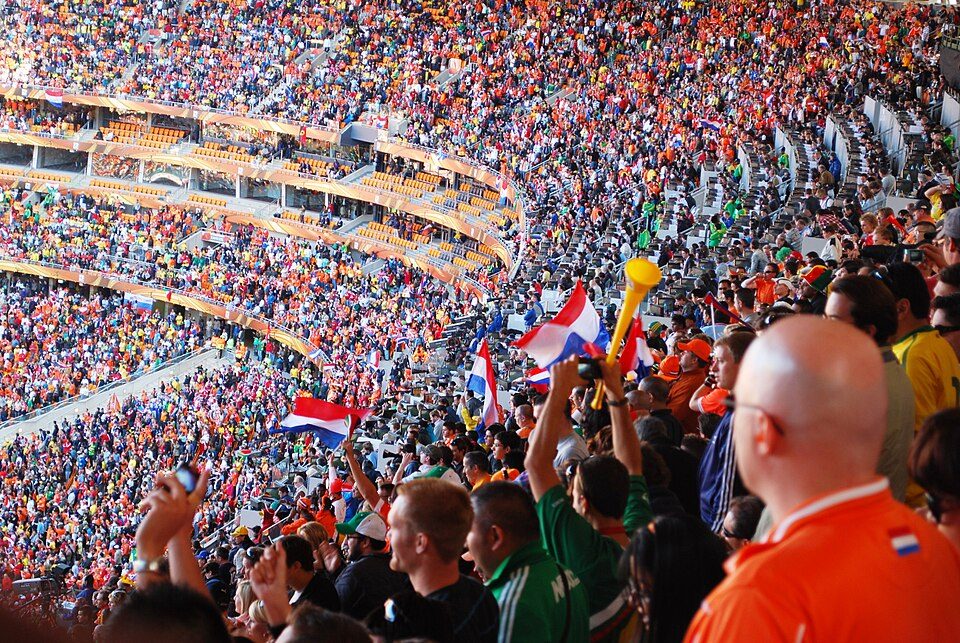 soccer fans stadium